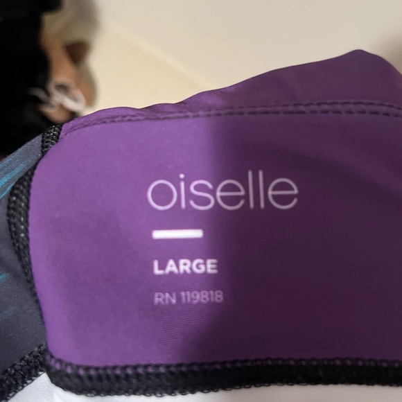 Oiselle Multicolor Spandos Shorts - Picture 4 of 4